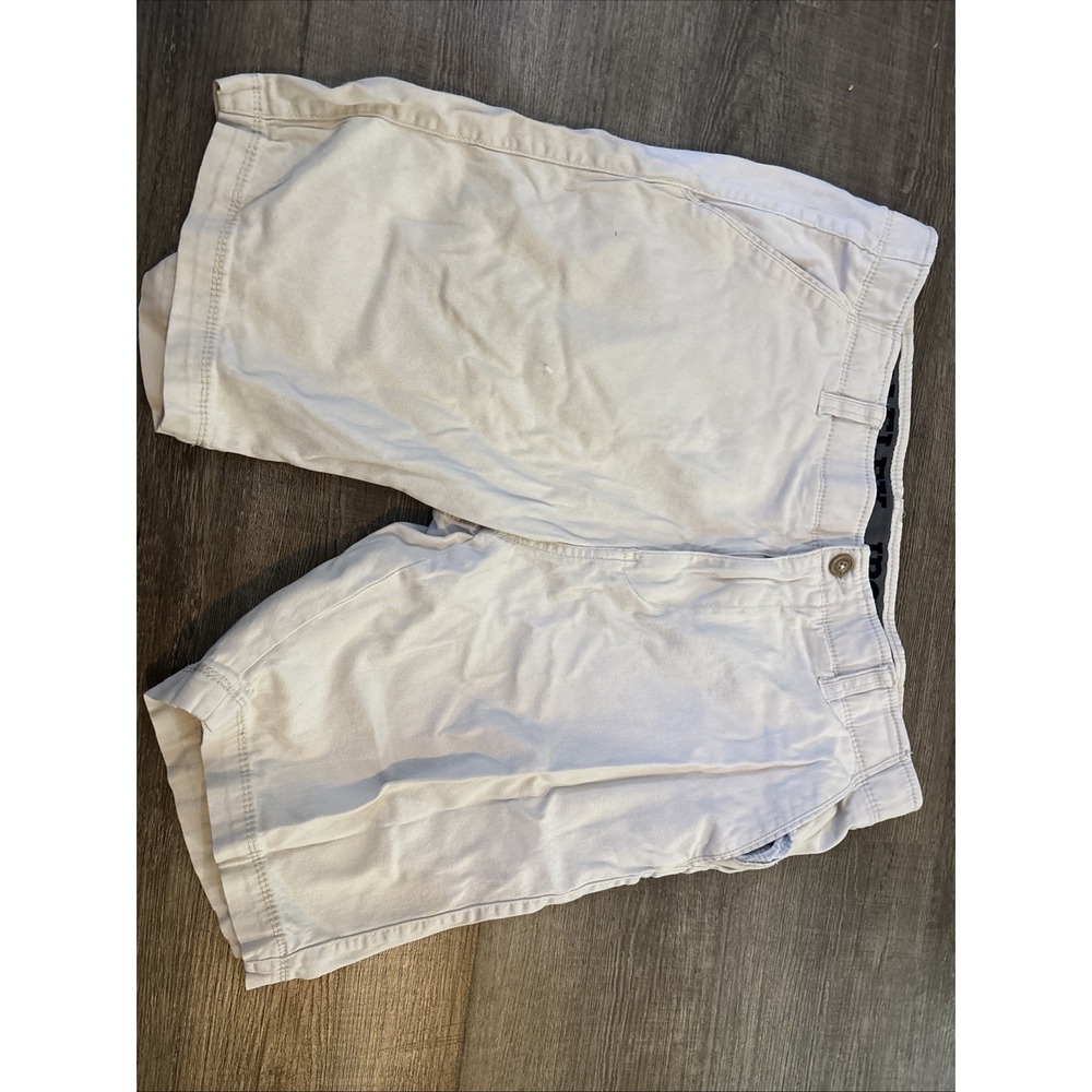 Iron Co. Flex Men's Khaki Hiking Shorts Canvas Size 36